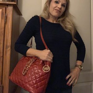 Michael Kors Bucket Bag Red shoulder bag